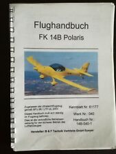 Flughandbuch Ultraleichtflugzeug FK 14B Polaris