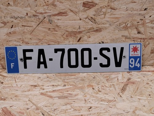 Nummernschild frankreich eu - nummernschild,