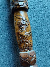 Geschnitzter Stock 11. Panzer