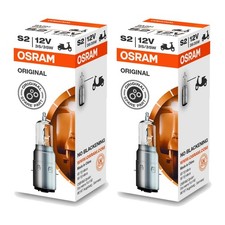 2 Glühlampen für Motorräder