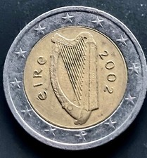 2€ Eire 2002, Unikat-für Sammler,  vorzüglich, Umlaufmünze, Privatverkauf