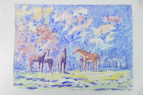 Wilhelm klußmann aquarell - klußmann,