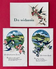 3 x Künstler AK um 1920