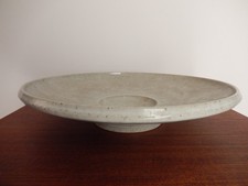 Walter HEUFELDER  Studiokeramik , Große Steinzeug Schale 1982, 33cm