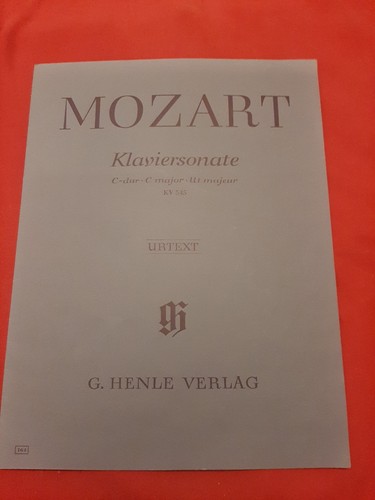 Mozart klaviersonate dur - mozart, kv