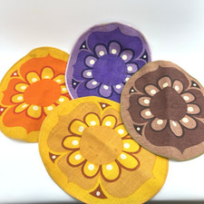 VTG Platzdeckchen Stoff | 70er