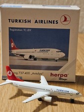 Turkish Airlines Boeing 737-400 "Antalya" mit Registration Herpa Wings 1:500
