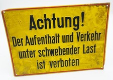 Blechschild Achtung
