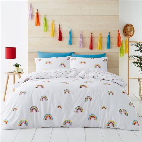 Regenbogen bettwäscheset - regenbogen,