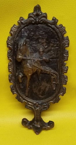 Altes bronzebild mit - altes,