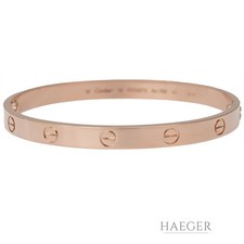 Cartier Love Armreif klassisches Modell Gr. 18 Roségold 750/ 18 Karat mit Box