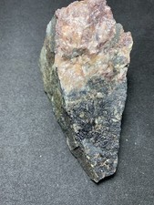 Uraninit, Pechblende, Calcit, Schacht 310, Oberschlema, Erzgebirge, Sachsen