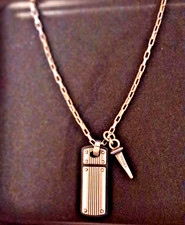 Fossil Kette Herren Edelstahl, mit Original Fossil Dose