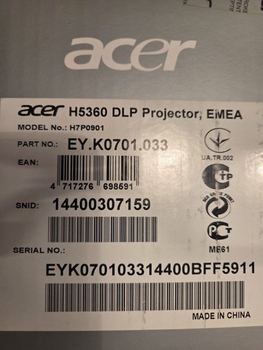 Acer h5360 dlp - dlp, heimkino