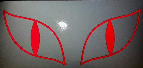 Aufkleber augen katzenaugen - 2,