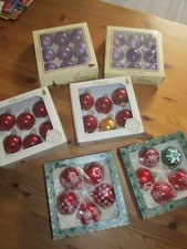 40 tlg. Weihnachtsbaumkugeln-Set