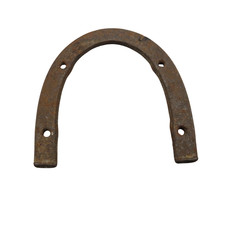 Antikes kleines Hufeisen handgeschmiedet Handarbeit Miniatur