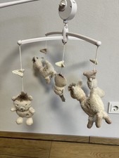 Fehn Mobile Peru für Baby – Lamas & Bären, buntes Spielzeug fürs Kinderbett