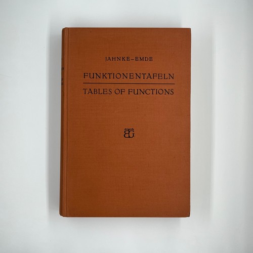 Funktionentafeln tables of - /,