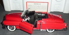 FRANKLIN MINT 1:24 SCALE 1953 CADILLAC ELDORADO (RED) - BOXED