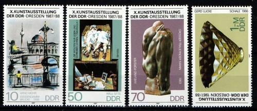 Ddr 1987 kunstausstellung - ddr, 1987,