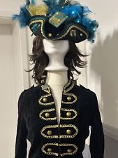 4711 Karneval Dreispitz Dreieckshut Hut mit Beleuchtung Unikat