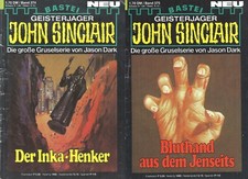 🎅  2 Heftromane: Geisterjäger JOHN SINCLAIR, von Jason Dark, 1984