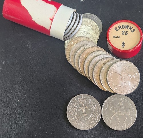 1977 jubilee crown coin x25 - crown,