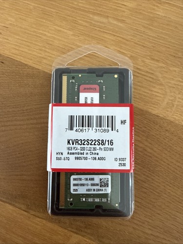 Kingston valueram ddr4 3200 - valueram, ddr4-3200