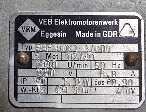 Elektromotor 230 gebraucht - elektromotor,