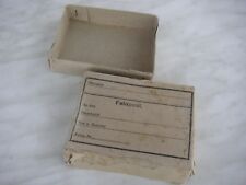 Vintage Feldpost Papier Kasten aus Karton Brief WK1 WK2 Militaria Post Germany