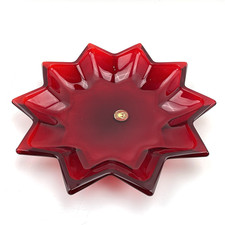 Waltherglas stern schale rot - waltherglas, |