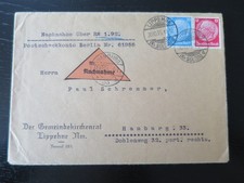 BU 30.10.1935 ab Gemeindekirchenrat Lippehne Lipiany Kreis Soldin nach Hamburg