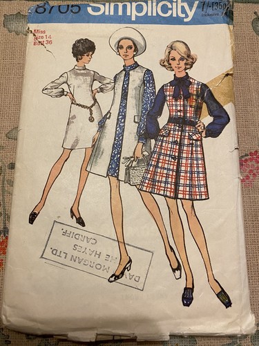 Simplicity 8705 kleid - kleid, vintage