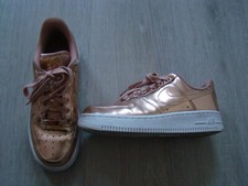 Nike Air Force 1 Low 36 AF1 Damen Schuhe Women Sneakers rose bronze Metallic TOP