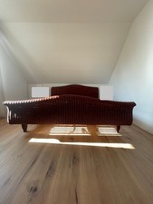 Hochwertiges Rattan Doppelbett Bett