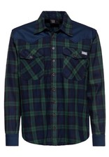 KING KEROSIN Herren Langarmhemd in Flanell