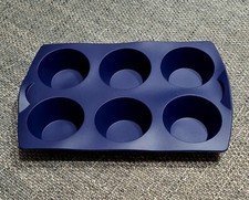 Tupperware, Silikonform, Tupcakes - Cupcakes und Muffins, Blau, NEU!!! 🫓🍳🍧🧁