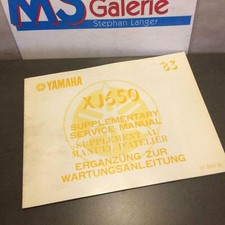 Yamaha XJ 650 1983 Werkstatthandbuch Handbuch Reparaturanleitung Zusatz A4455