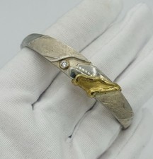 Vintage Armreif Silber Mit