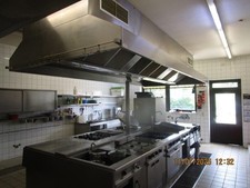 Gastronomieküche komplett Gasherd Backofen Kochkessel Fritteuse Bain Marie Gas !