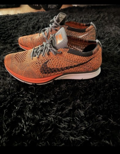 Nike flyknit racer orange - nike,