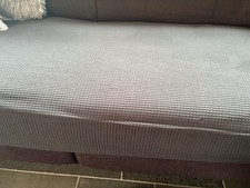 Sofabezug 2 Sitzer 2 Stück grau Stretch 95 - 135 NEU