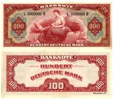 Hundert deutsche mark - deutsche,