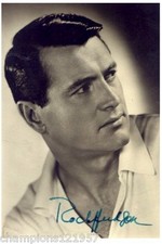 Rock hudson autogramm - rock,