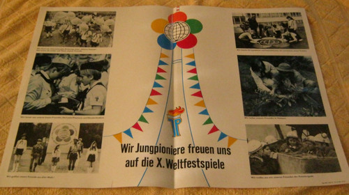 Ddr plakat weltfestspiele - plakat, 1973
