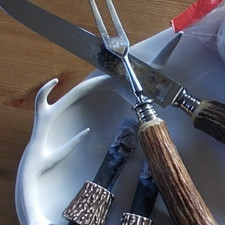 Jagd  Tranchierbesteck