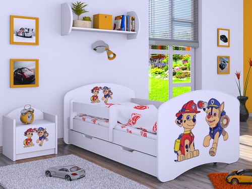 Kinderbett super hunde - paw, |