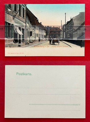 Waldenburg 1900 blick in - waldenburg, um