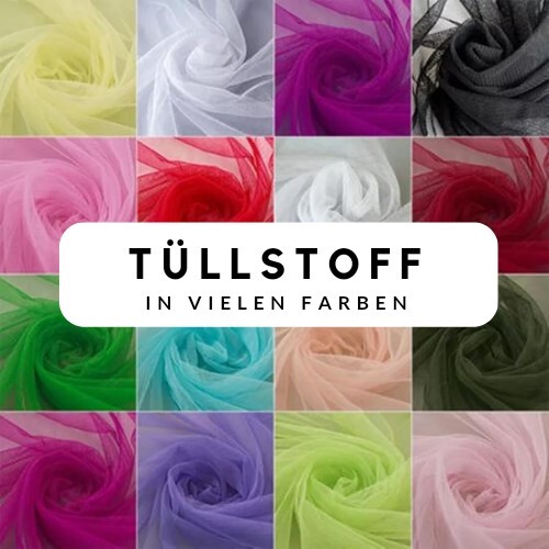 Tüll soft mesh meterware fein - soft,